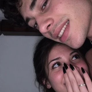 Foto do casal Bia e Lucas